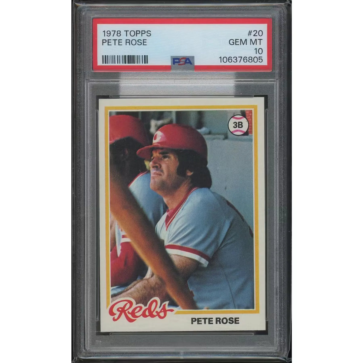 1978 Topps Baseball #20 Pete Rose | PSA 10 Gem Mint | P5758440