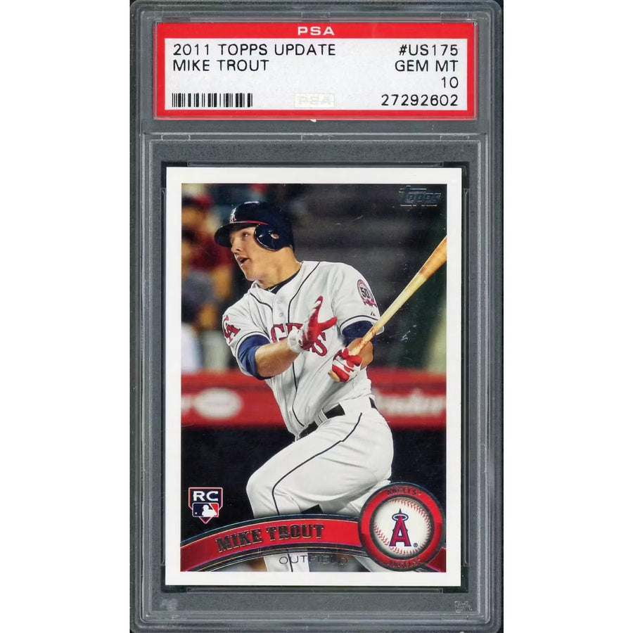 Mike Trout 2011 Topps Update Rookie Card #US175 | PSA 10 | P5758461