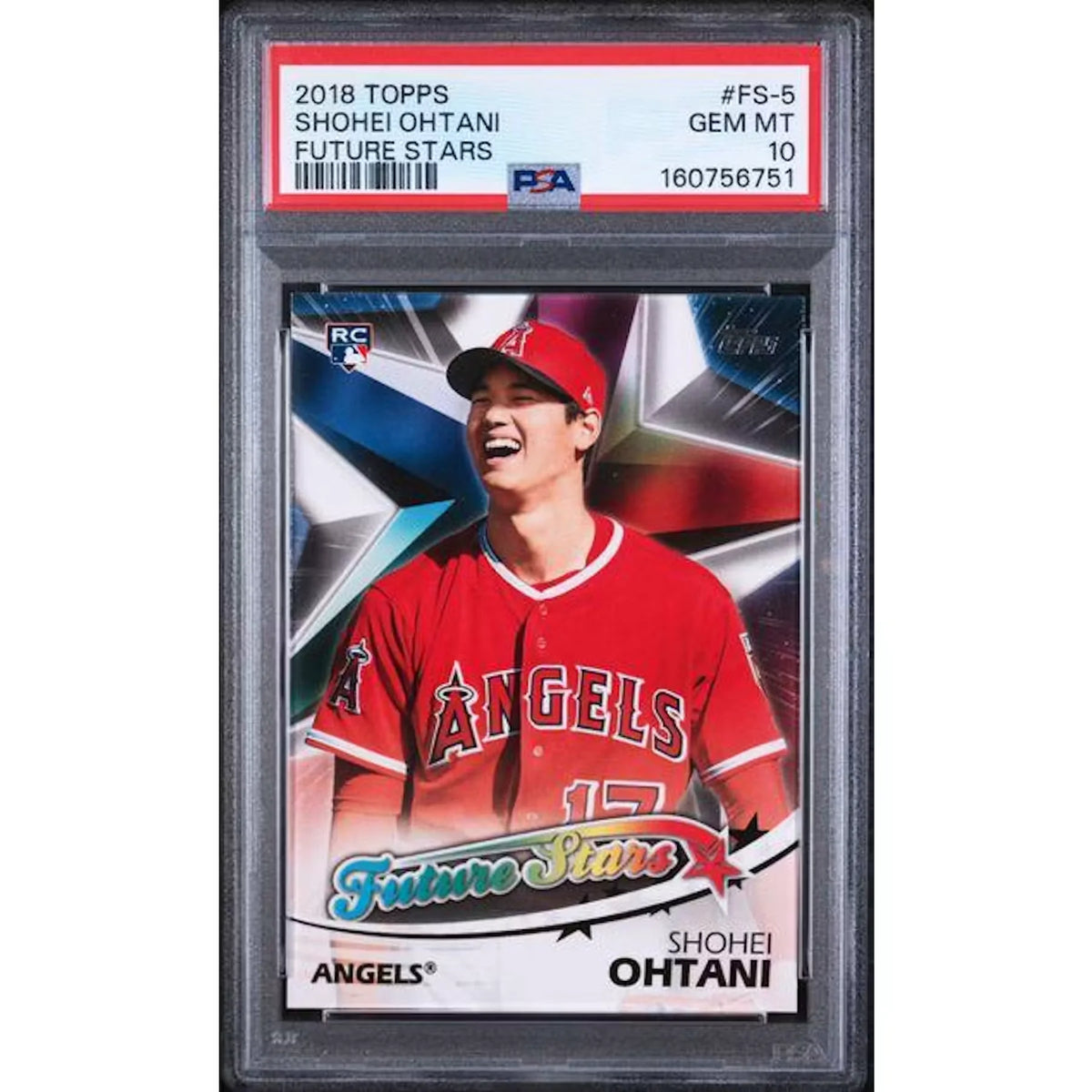 2018 Topps Shohei Ohtani Rookie Future Stars #FS-5 PSA 10 - D2 | P5758463