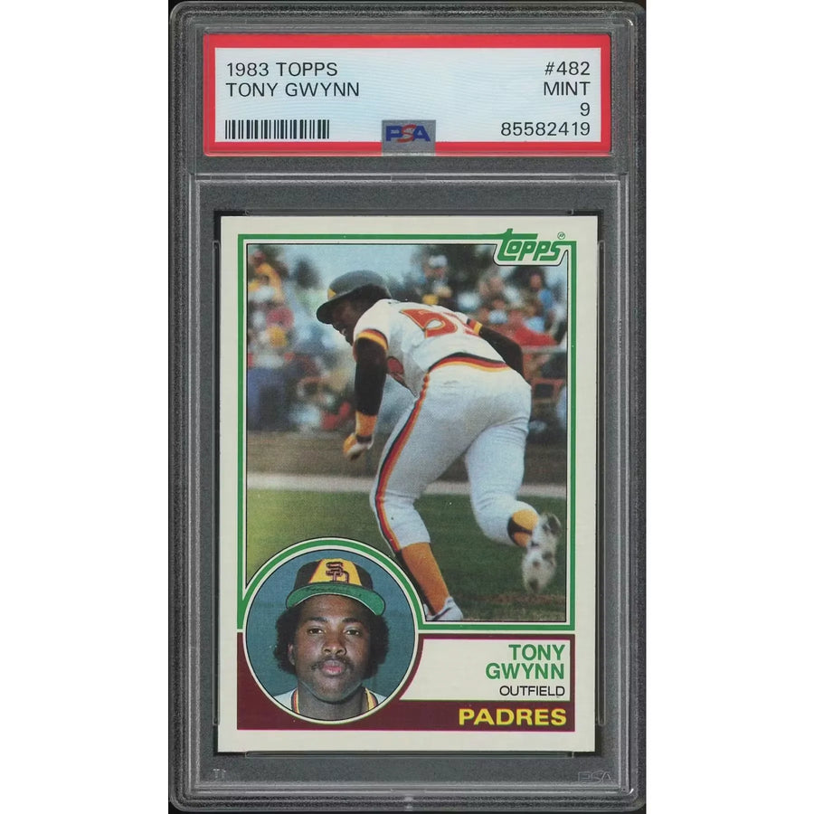 Tony Gwynn 1983 Topps Baseball #482 Rookie Card | PSA 9 Mint | P5758562