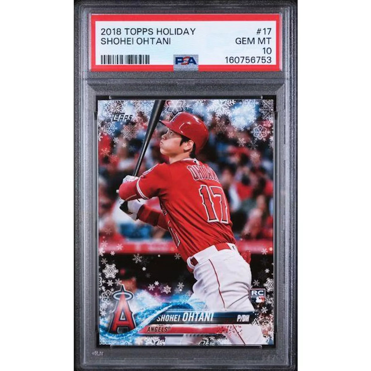 2018 Topps Holiday Shohei Ohtani Rookie Card #17 | PSA 10 | P5758574