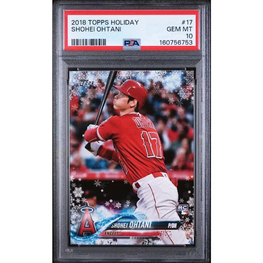 2018 Topps Holiday Shohei Ohtani Rookie Card #17 | PSA 10 | P5758574