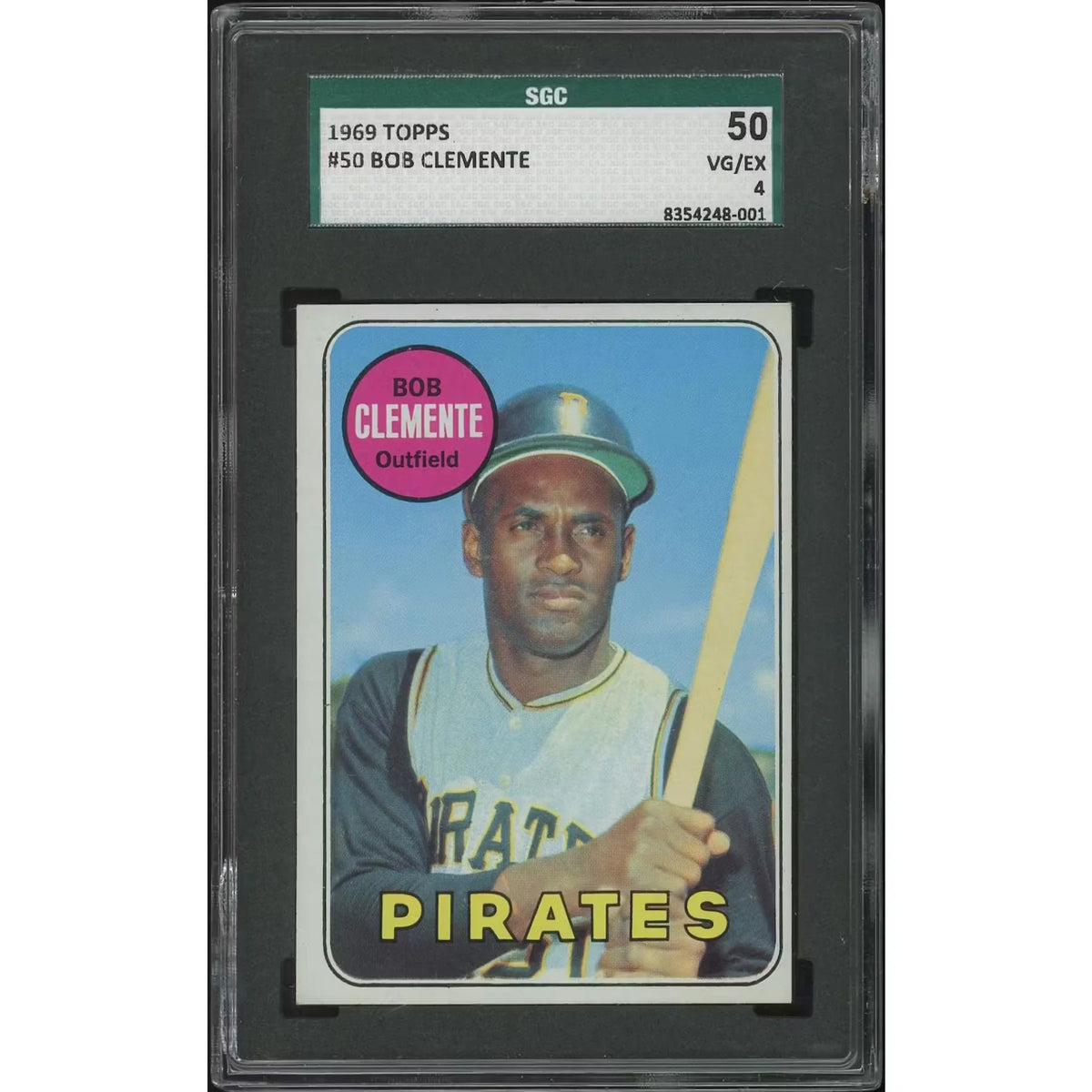 1969 Topps Baseball #50 Roberto Clemente | SGC 4 VG-EX | P5758702
