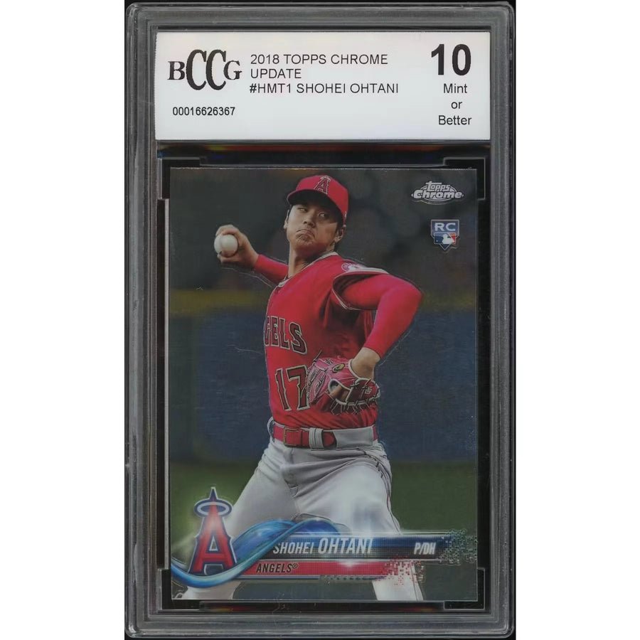 Shohei Ohtani 2018 Topps Chrome Update #HMT1 Rookie | BCCG 10 | P5837606