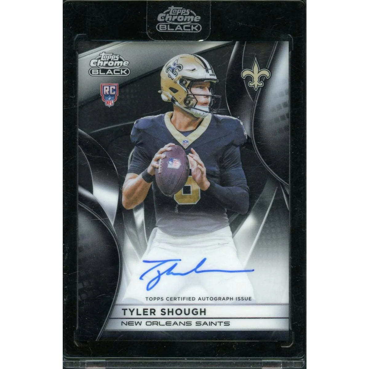 Tyler Shough 2025 Topps Chrome Black Rookie Auto | #RAU-TS | P5838082