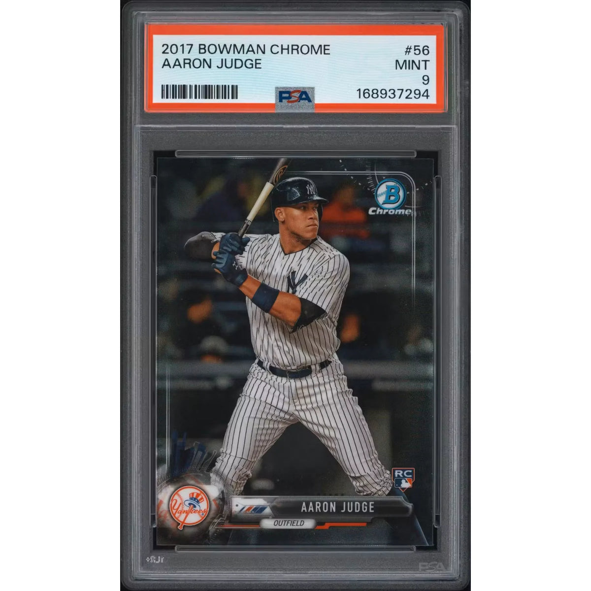 2017 Bowman Chrome Aaron Judge Rookie #56 PSA 9 - D2 | P5838083
