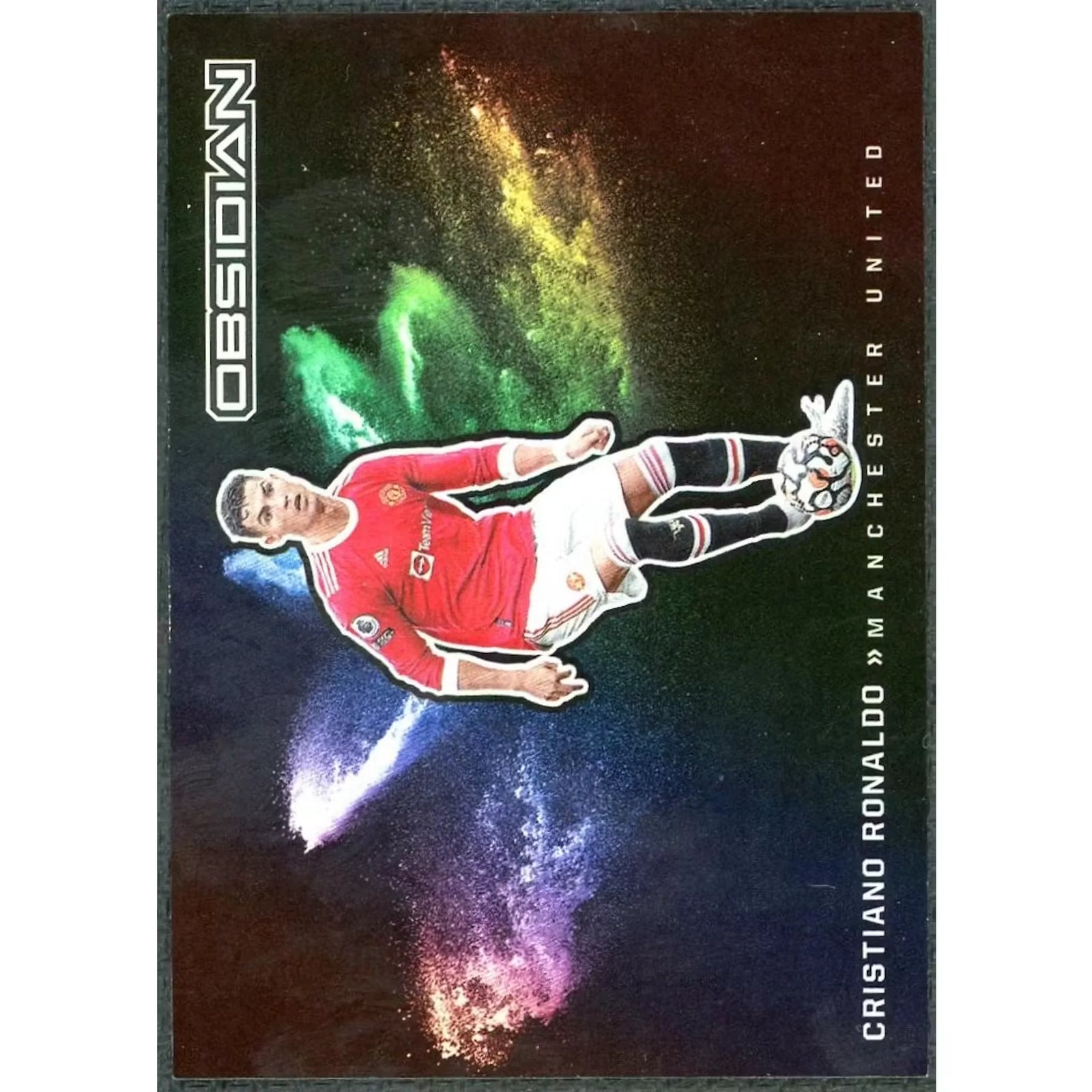 Cristiano Ronaldo 2021-22 Panini Obsidian Color Blast #7