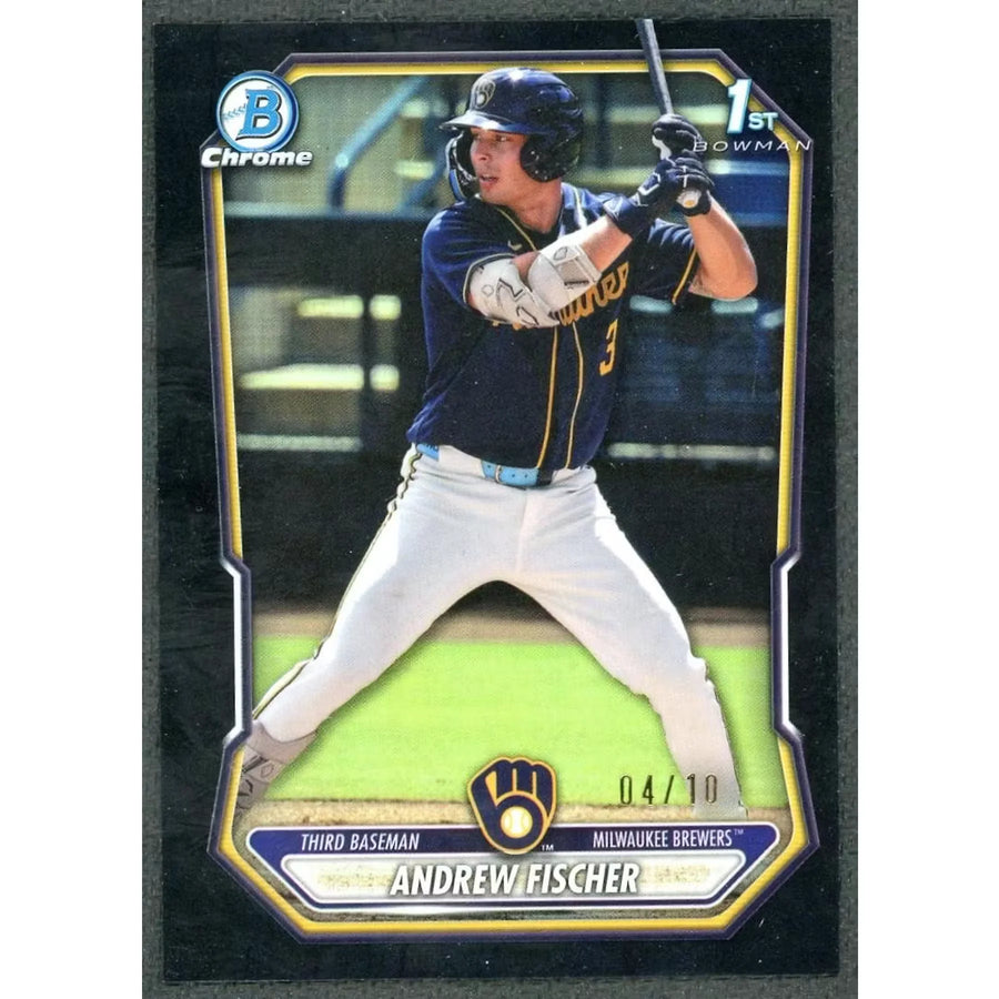 Andrew Fischer 2026 Bowman Chrome 1st Chrome Black/10