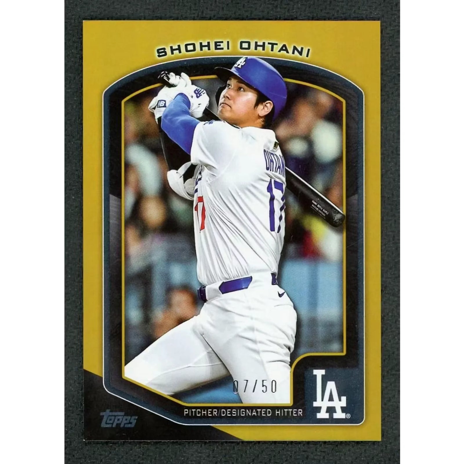 Shohei Ohtani 2025 Topps Flagship Collection Gold/50 #98