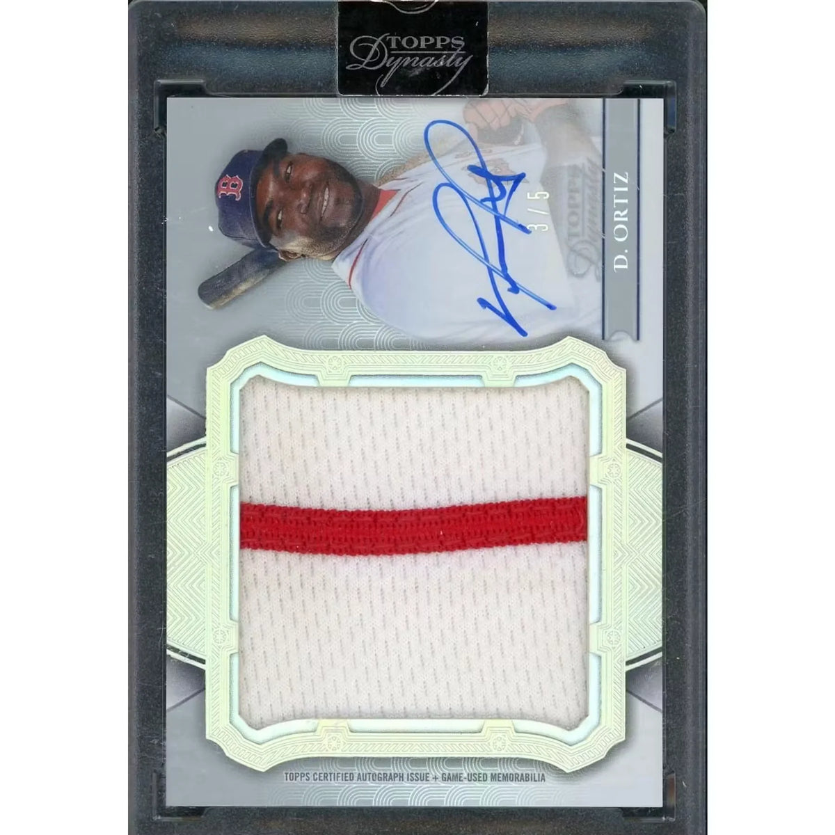 David Ortiz Signed 2024 Topps Dynasty Jumbo Patch Auto |/5 | P5913992