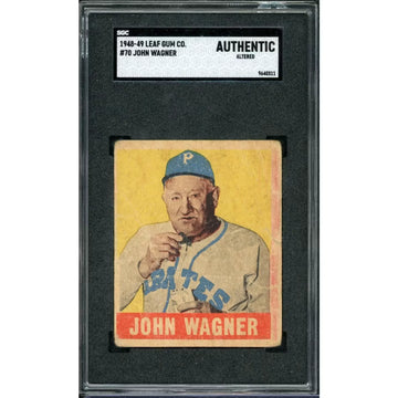 1948-49 Leaf Gum Co. John Honus Wagner Card | SGC Authentic Altered | P5914061