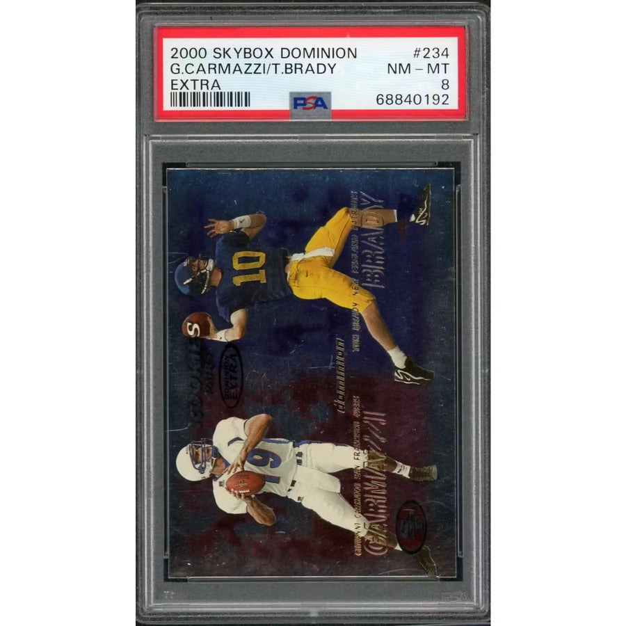 Tom Brady 2000 Skybox Rookie Extra #234 | PSA 8 | P5914169