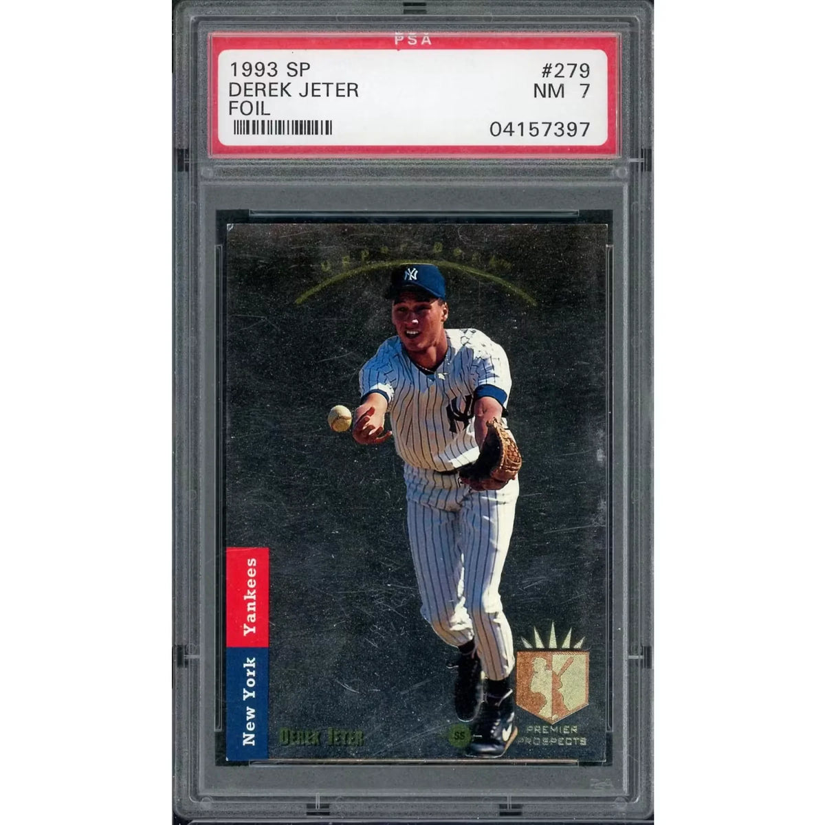 Derek Jeter 1993 Upper Deck SP Foil Rookie #279 | PSA 7 | P5914200