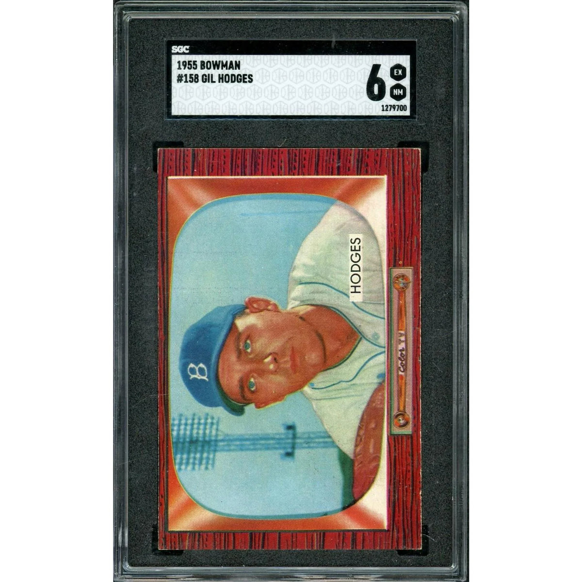1955 Bowman Gil Hodges #158 Card | SGC 6 | P5914240