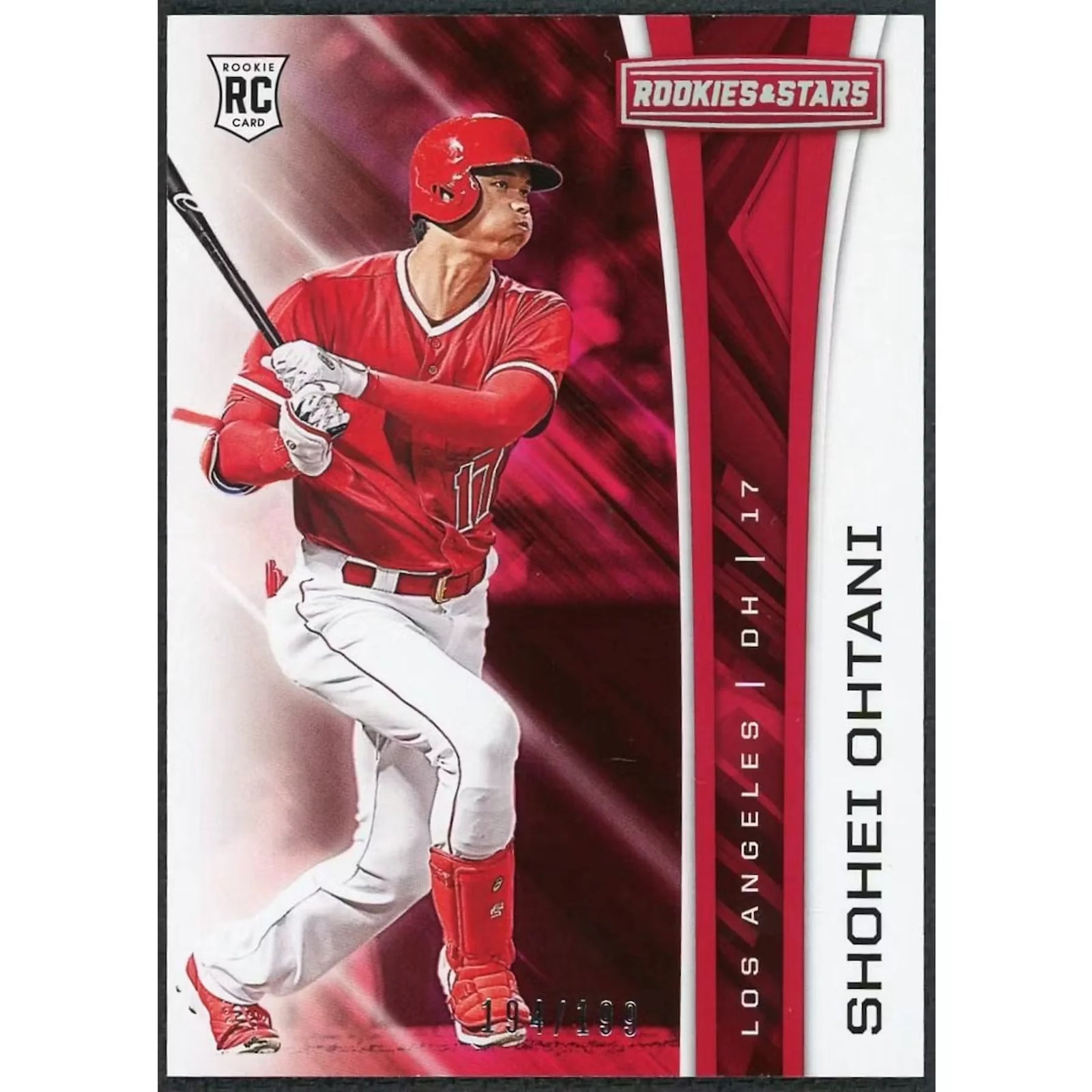 Shohei Ohtani 2018 Panini Rookies & Stars Rookie Card | #1/199
