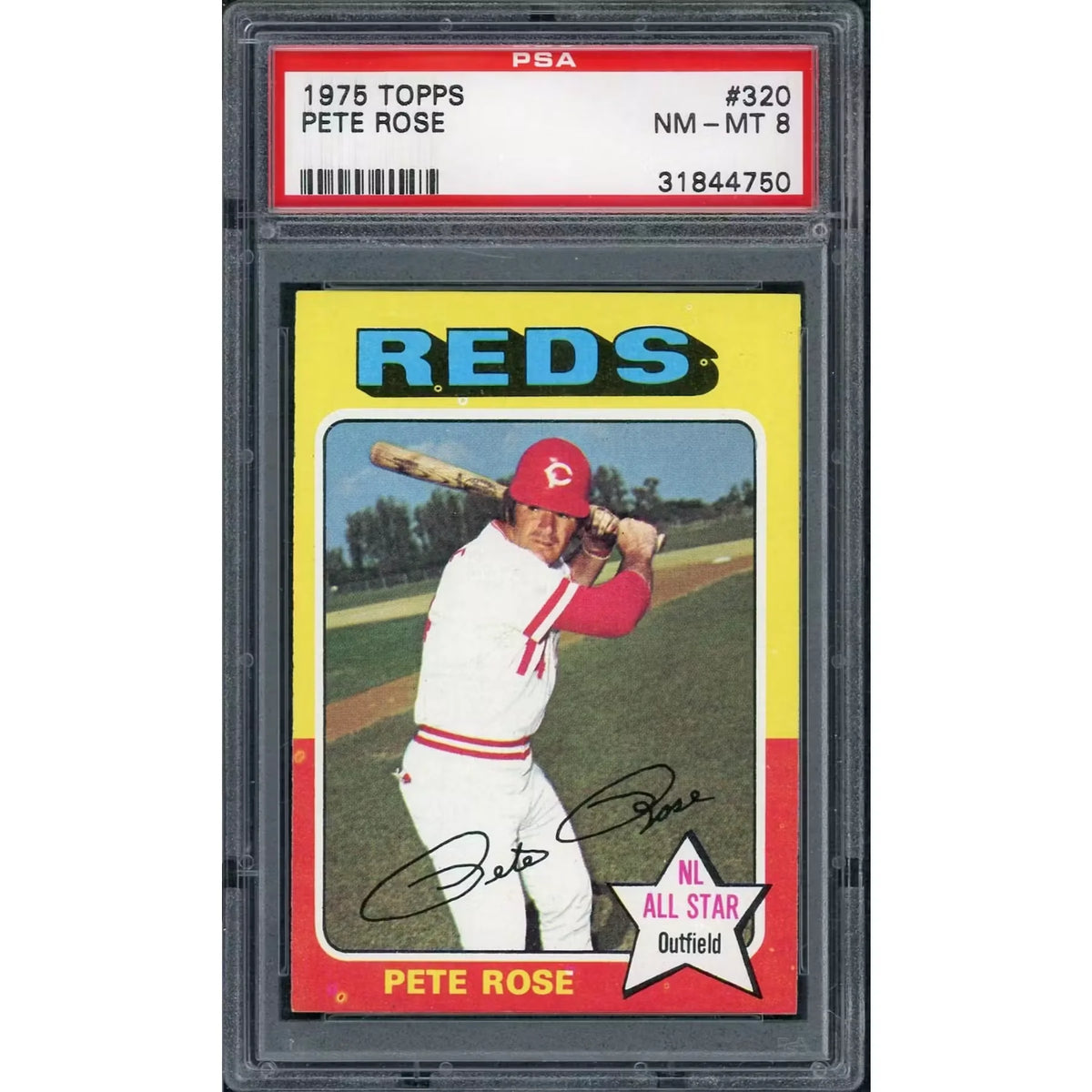 1975 Topps Pete Rose #320 | PSA 8 | P5914652