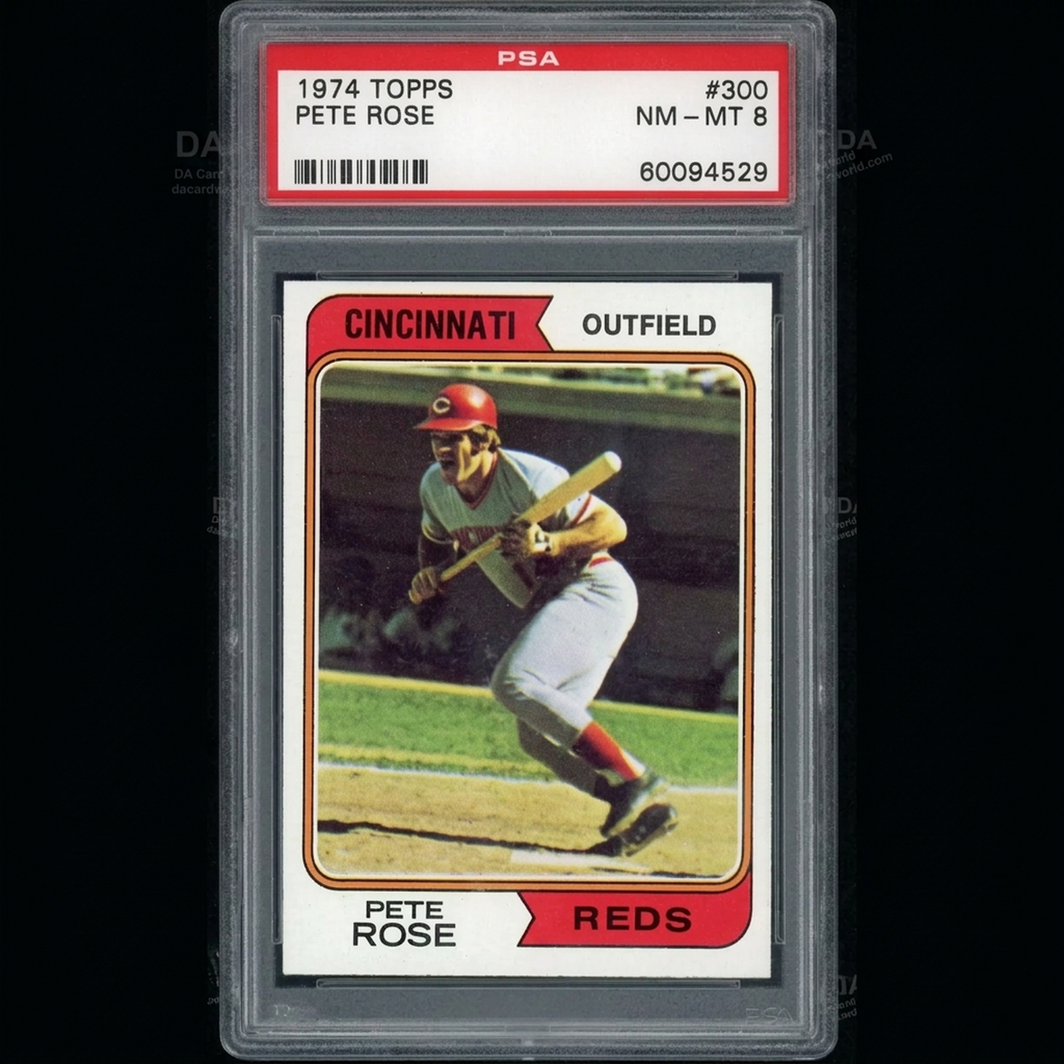 1974 Topps Pete Rose #300 | PSA 8 | P5914653