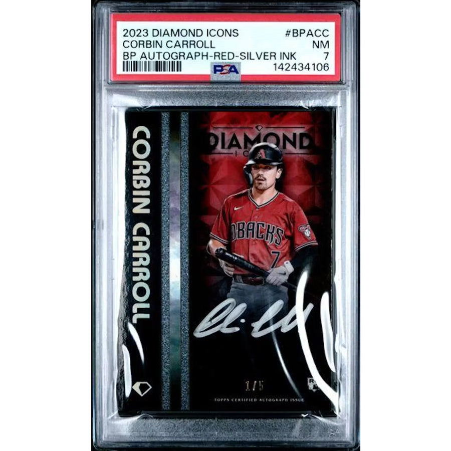 Corbin Carroll 2023 Topps Diamond Icons Rookie Card | Polychromatink Red | P5914654