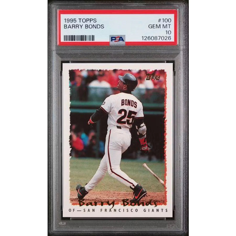 Barry Bonds 1995 Topps Card #100 | PSA 10 Gem Mint | P5914655