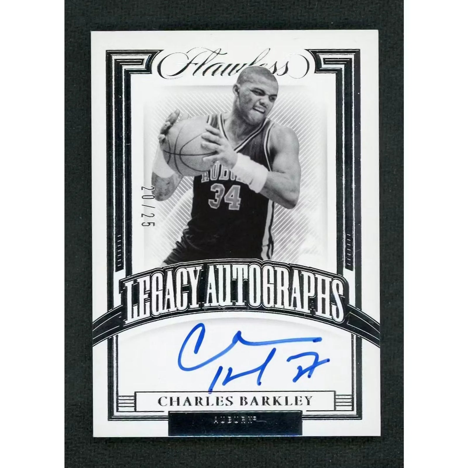 Charles Barkley Signed 2022 Panini Flawless Collegiate Card | Legacy Auto/25