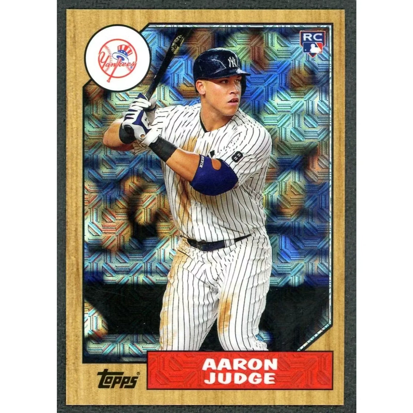Aaron Judge 1987 Design Rookie #87 Card | 2017 Topps Silver Pack