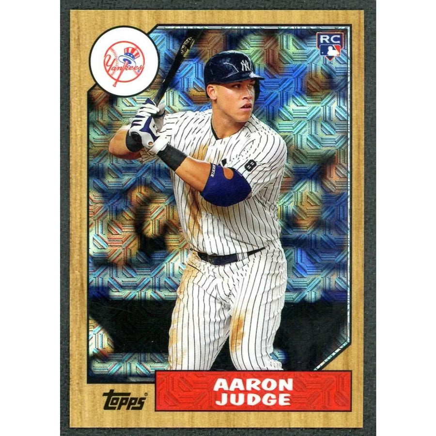 Aaron Judge 1987 Design Rookie #87 Card | 2017 Topps Silver Pack