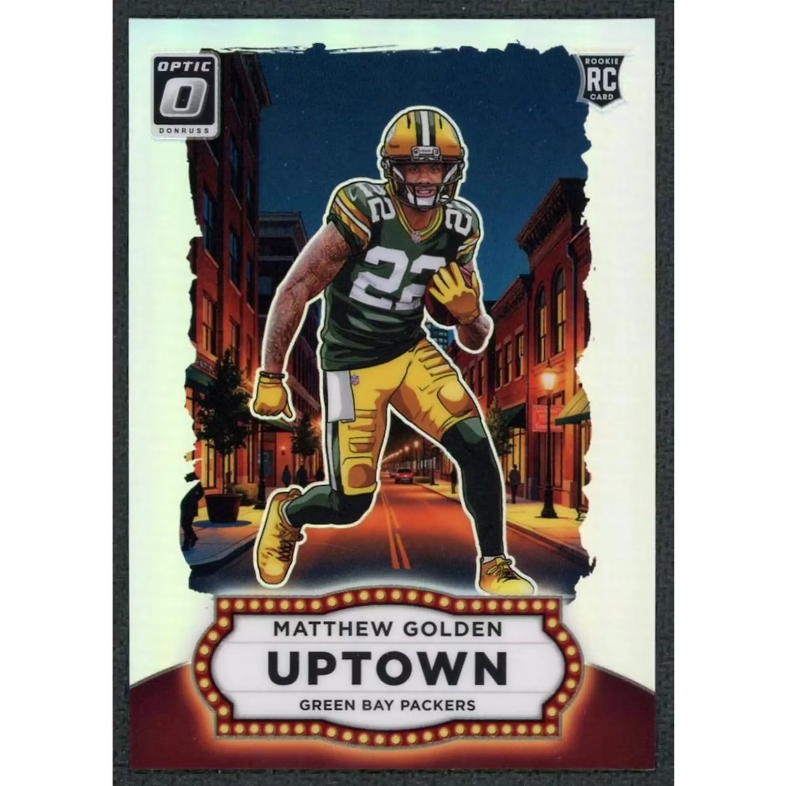 Matthew Golden 2025 Panini Donruss Optic Rookie Card | Uptown #14