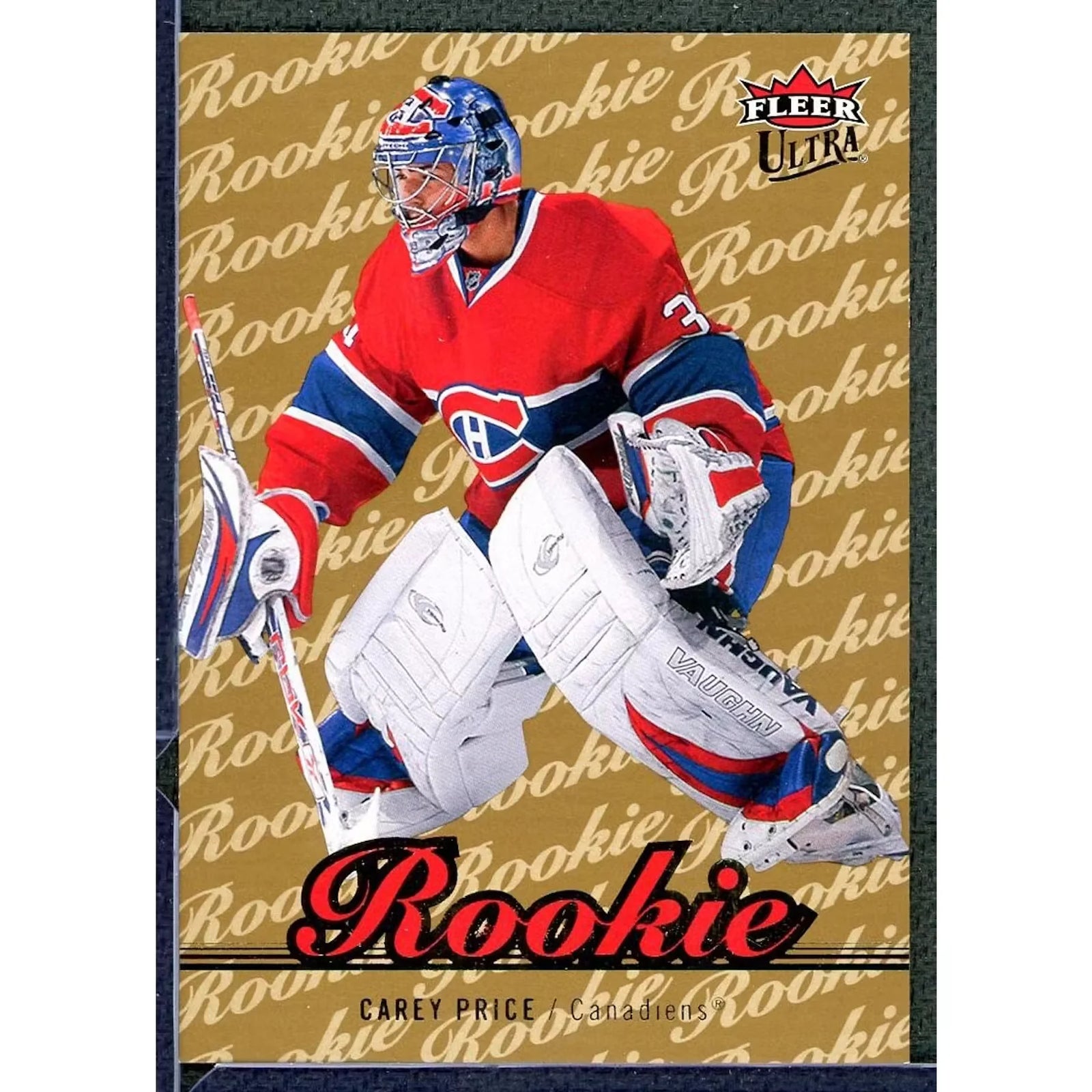 Carey Price 2007-08 Fleer Ultra Rookie Gold Medallion #251