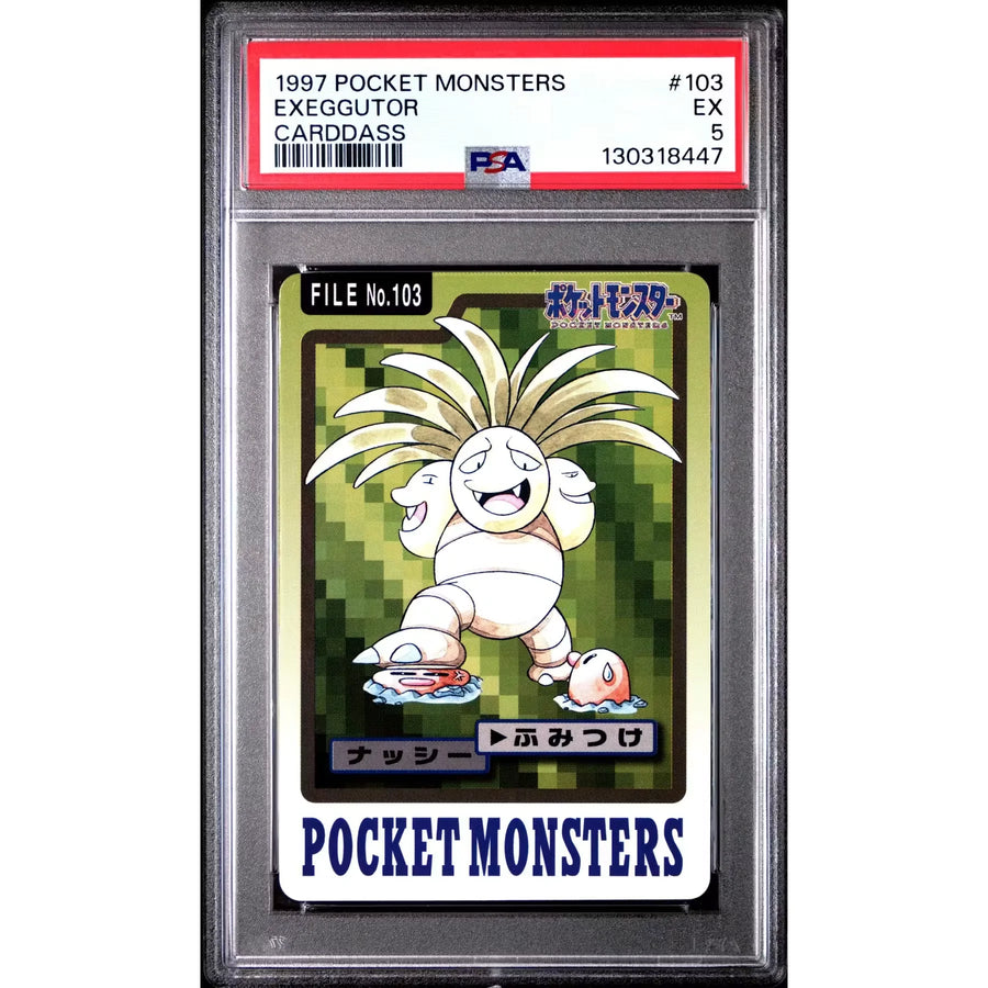 Pokemon 1997 Bandai CardDass Exeggutor 103 | PSA 5