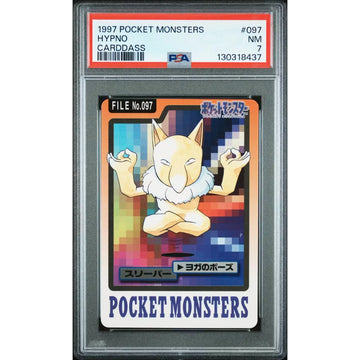 Pokemon 1997 Bandai CardDass Hypno 097 | PSA 7