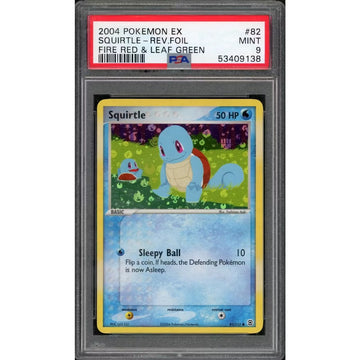 2004 Pokemon Fire Red & Leaf Green Squirtle Reverse Foil #82 | PSA 9