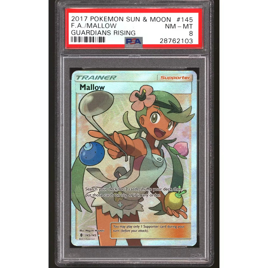 Mallow 145/145 Guardians Rising Holo | PSA 8