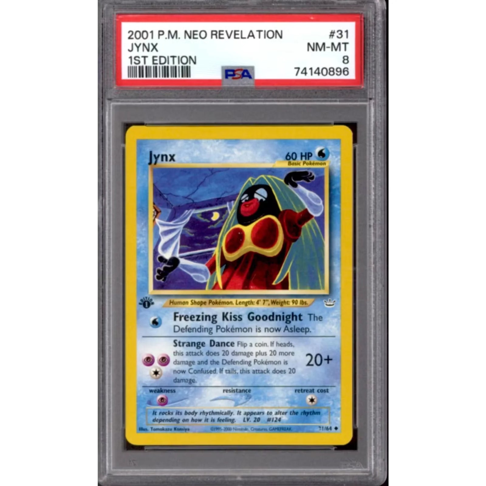 Pokemon Neo Revelation 1st Edition Jynx 31/64 | PSA 8