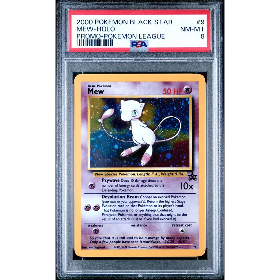 Pokemon Mew Black Star League Promo Holo | PSA 8