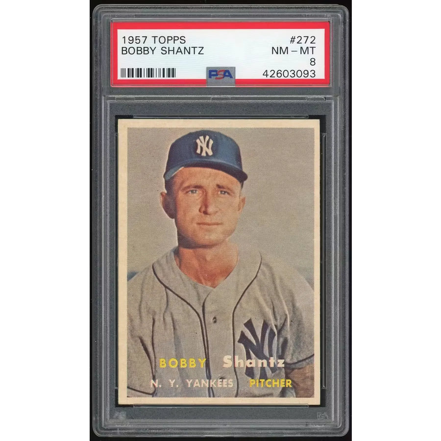 1957 Topps #272 Bobby Shantz | PSA 8 | P6053185