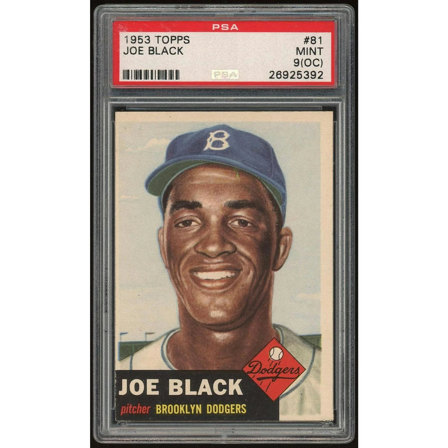Joe Black 1953 Topps #81 Baseball Card | PSA 9OC | P6053224