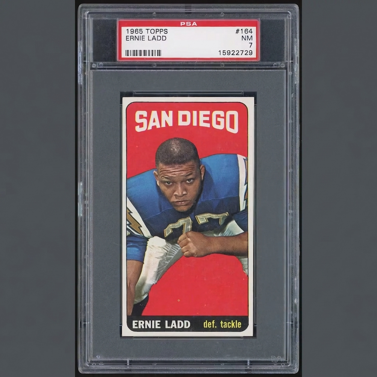 1965 Topps #164 Ernie Ladd PSA 7 | Graded | P6053464