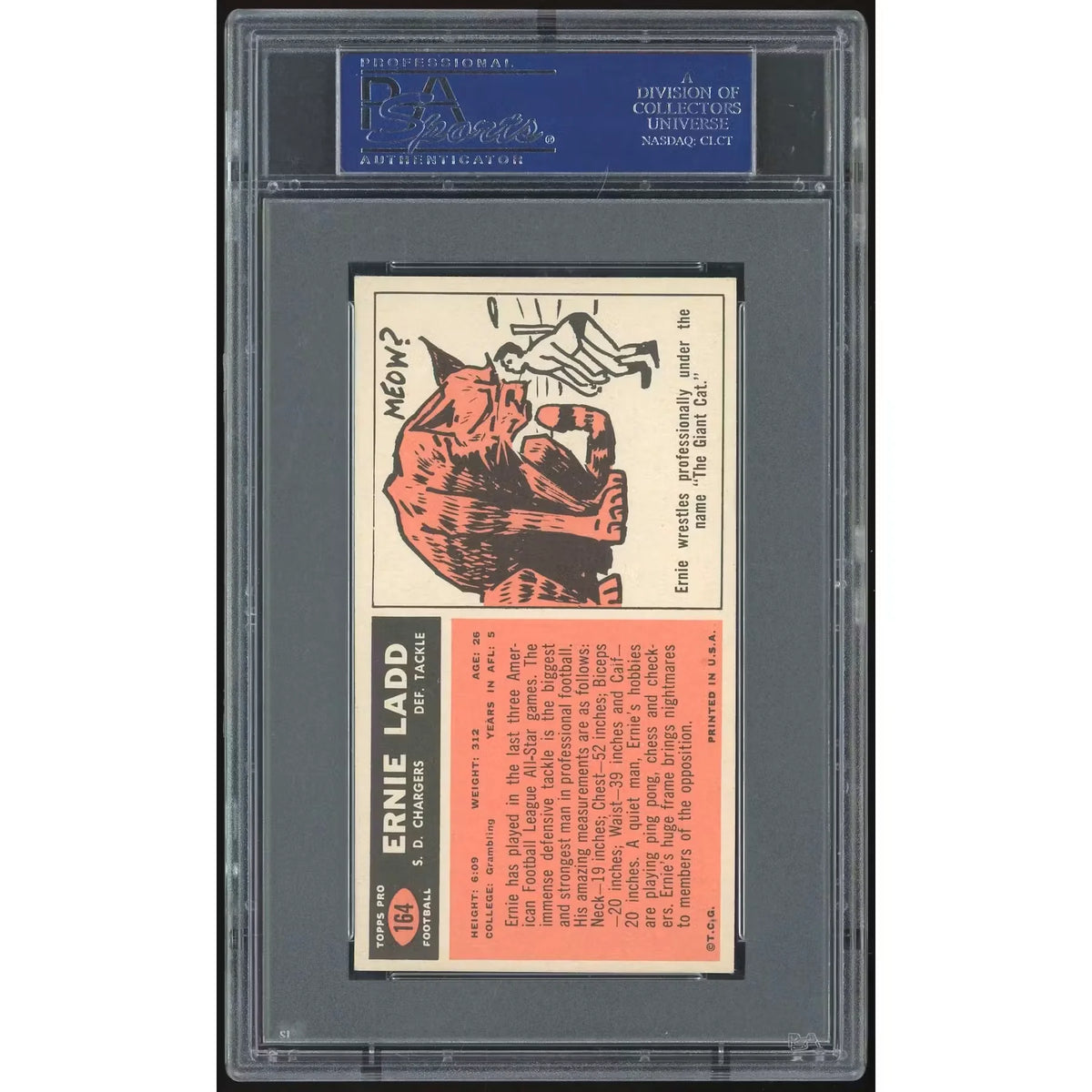 1965 Topps #164 Ernie Ladd PSA 7 | Graded | P6053464