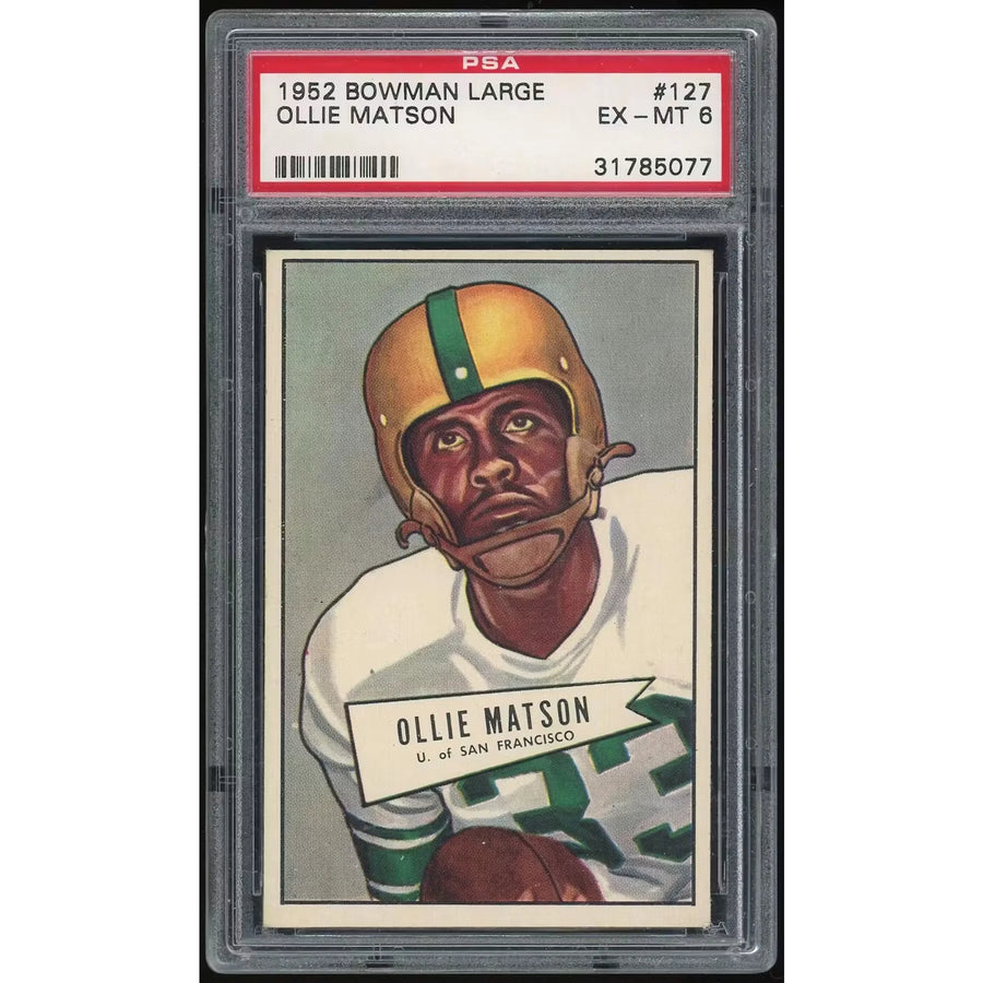 1952 Bowman Large #127 Ollie Matson PSA 6 Graded Card | P6053477