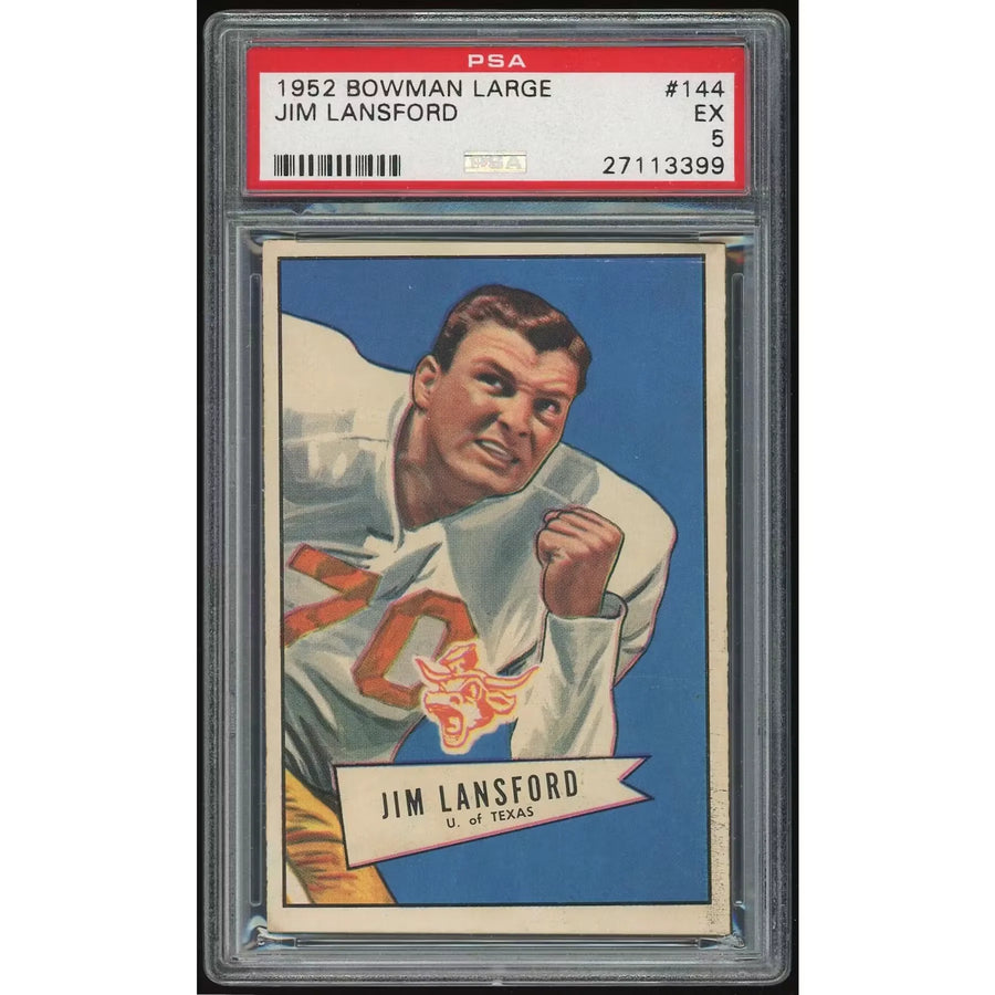 1952 Bowman Large #144 Jim Lansford | PSA 5 | P6053482