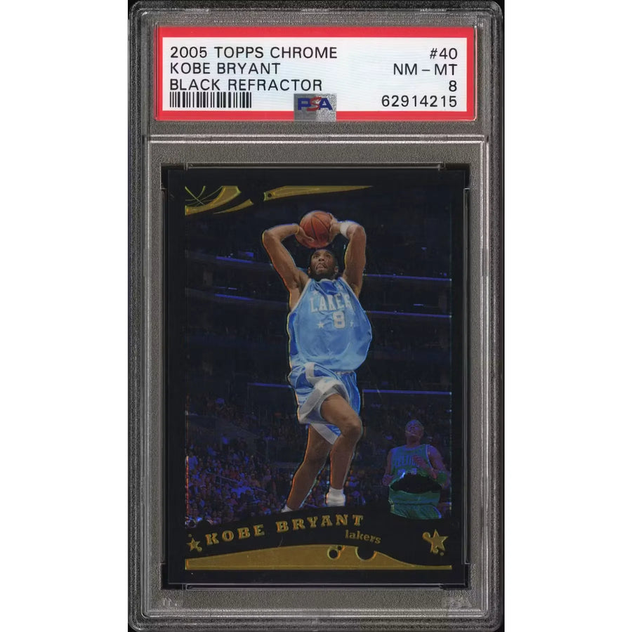 Kobe Bryant 2005-06 Topps Chrome Black Refractor #40 | PSA 8 | P6057769