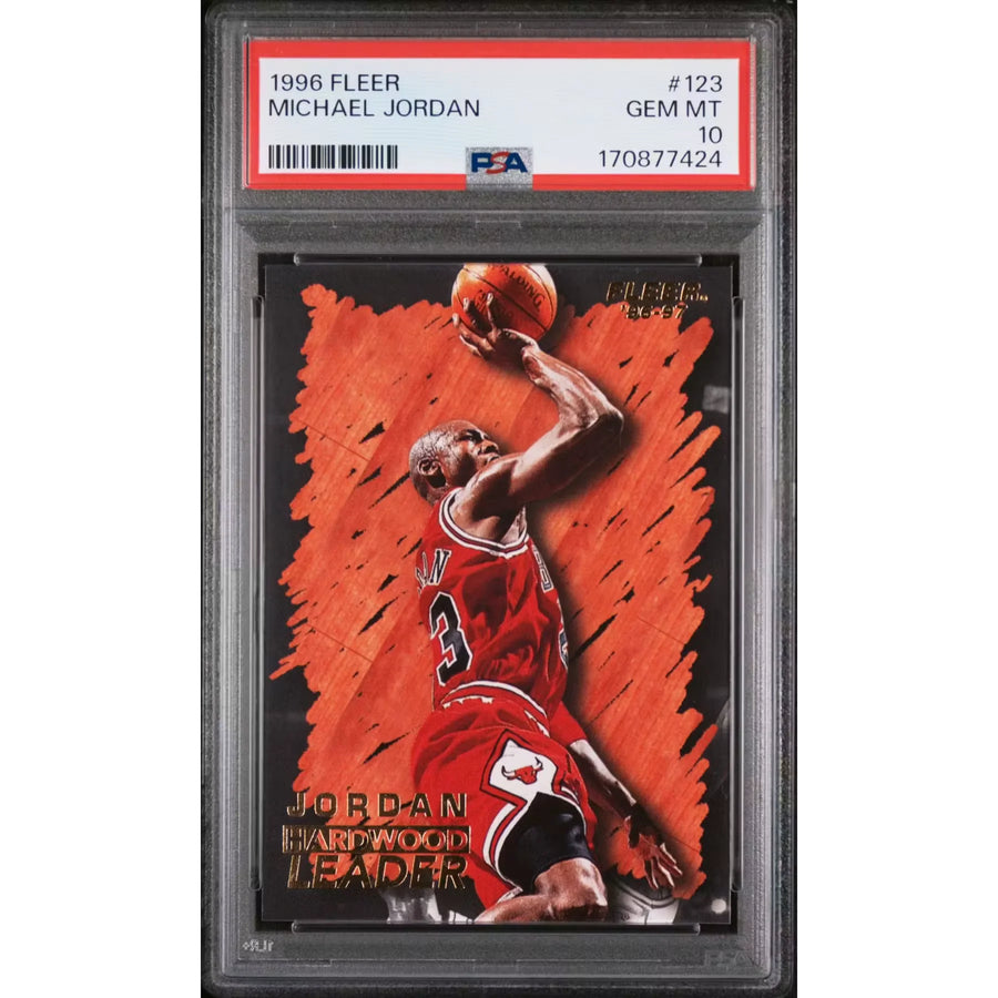 Michael Jordan 1996 Fleer Card #123 | PSA 10 Gem Mint | P6057815