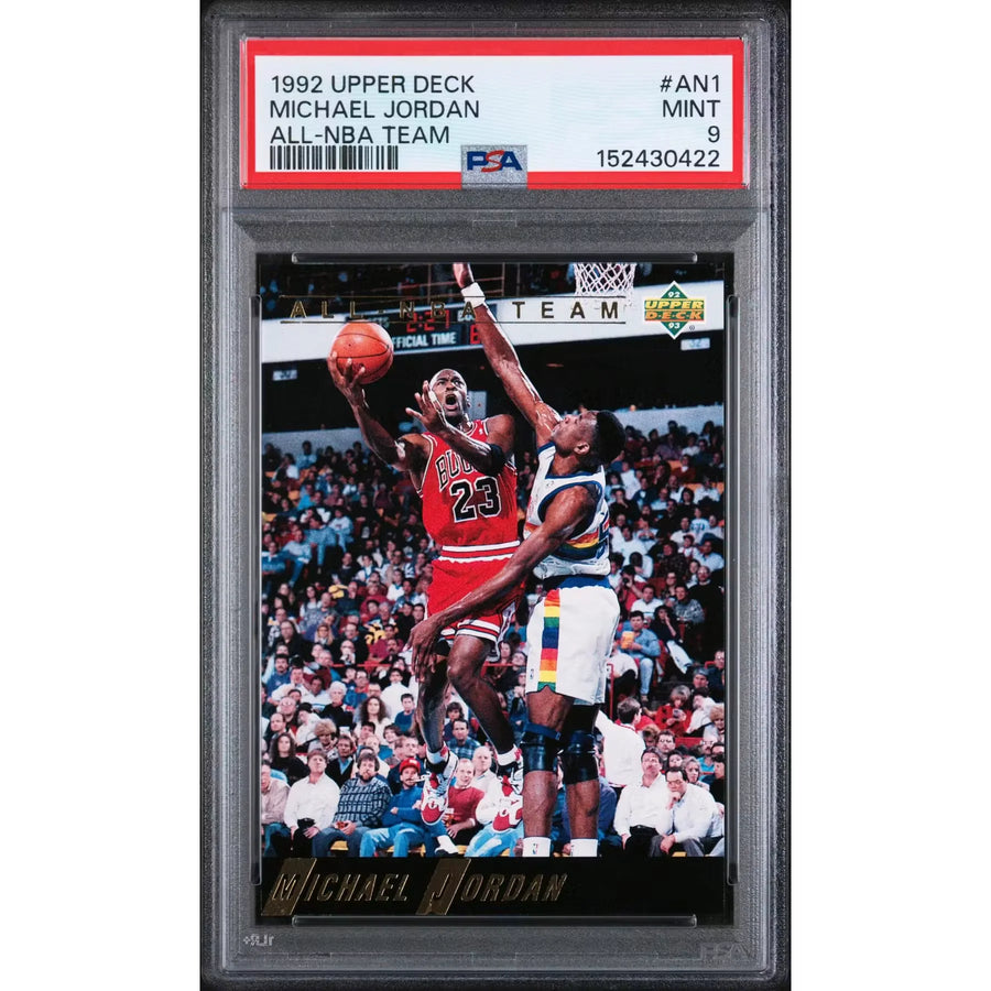 Michael Jordan All-NBA Team #AN1 Card | 1992 Upper Deck PSA 9 | P6057862