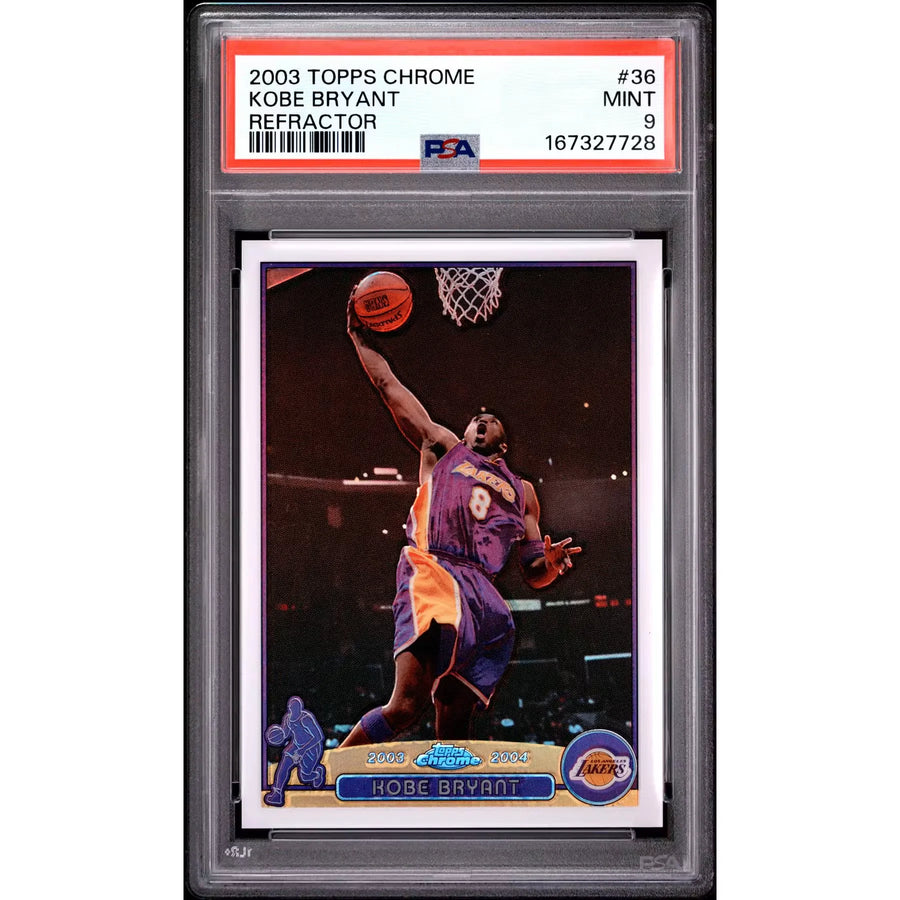 Kobe Bryant 2003 Topps Chrome Refractor #36 | PSA 9 | P6057889