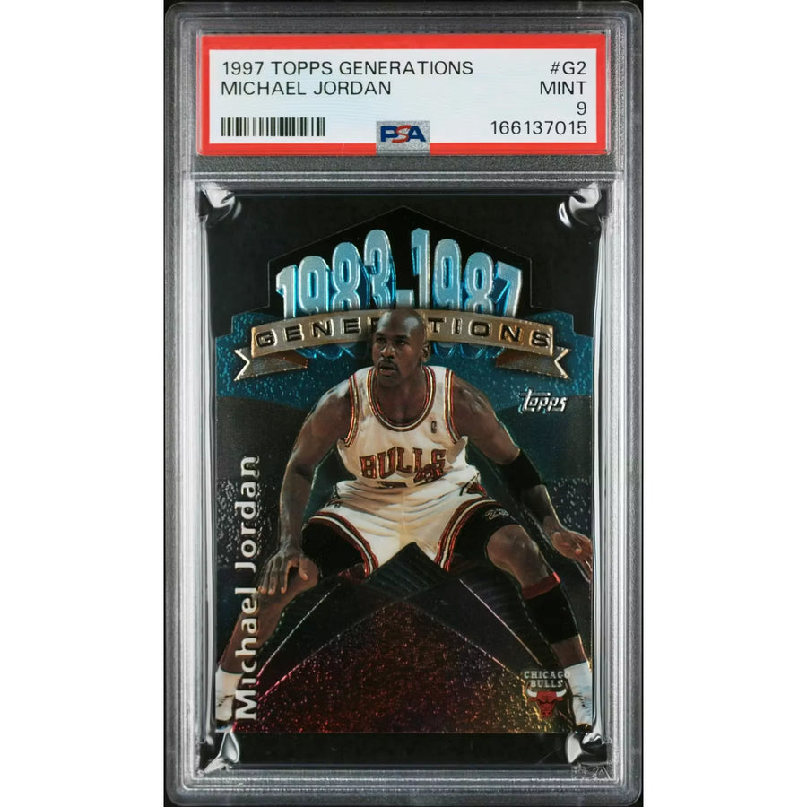 Michael Jordan 1997 Topps Generations #G2 | PSA 9 | P6057923