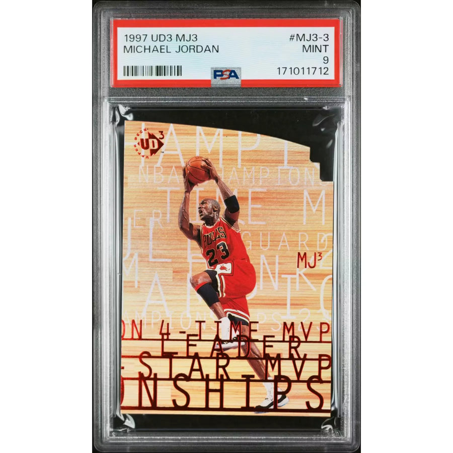 Michael Jordan 1997 UD3 MJ3 #MJ3-3 Card | PSA 9 | P6057939
