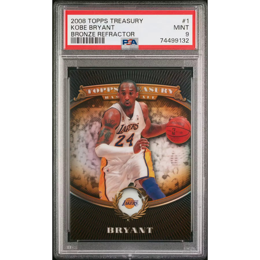 Kobe Bryant 2008 Topps Treasury Bronze Refractor #1 | PSA 9 | P6057956