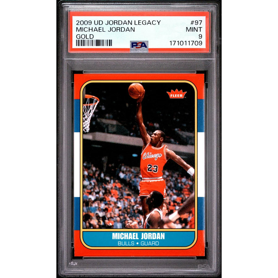 Michael Jordan 2009 Upper Deck Jordan Legacy Gold #97 | PSA 9 | P6058023