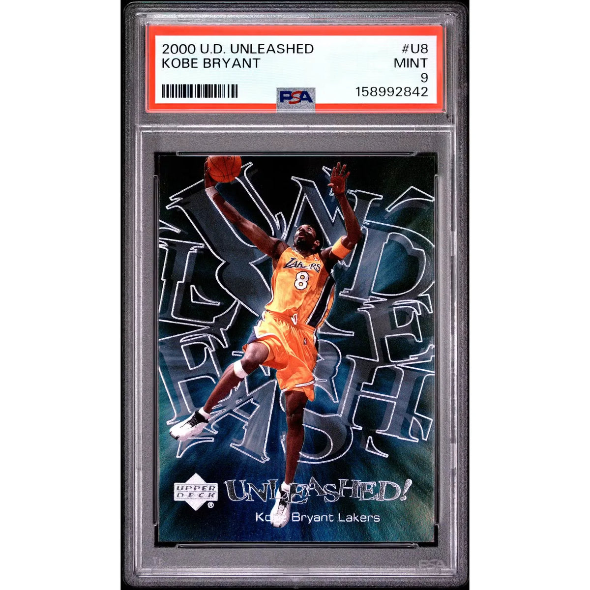 Kobe Bryant 2000 Upper Deck Unleashed #U8 | PSA 9 | P6058139
