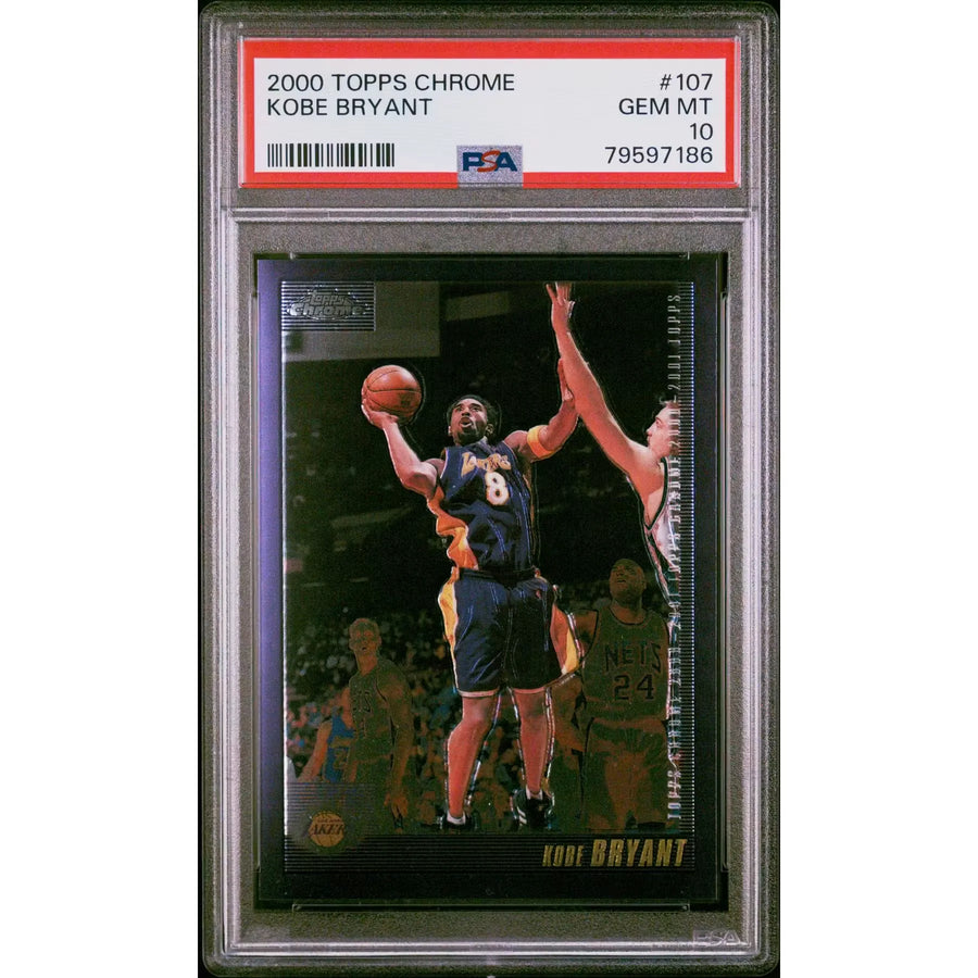 Kobe Bryant 2000 Topps Chrome #107 | PSA 10 Gem Mint | P6058141